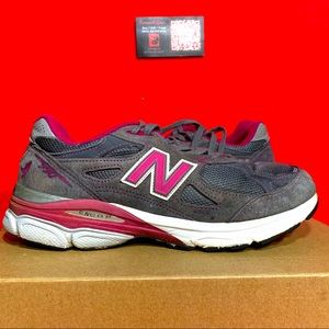 New Balance 990 ENCAP Breast Cancer - Gray Pink Women’s Size 9.5 - Made In USA